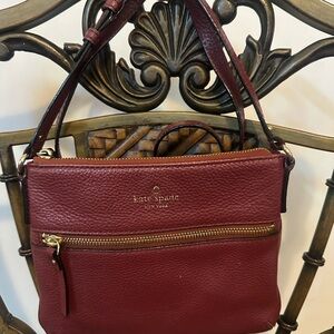 Kate Spade Wine Red Crossbody Bag